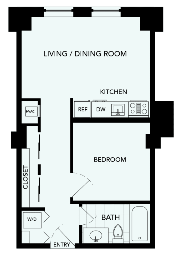 A5 - The Republic - 2D floor plan