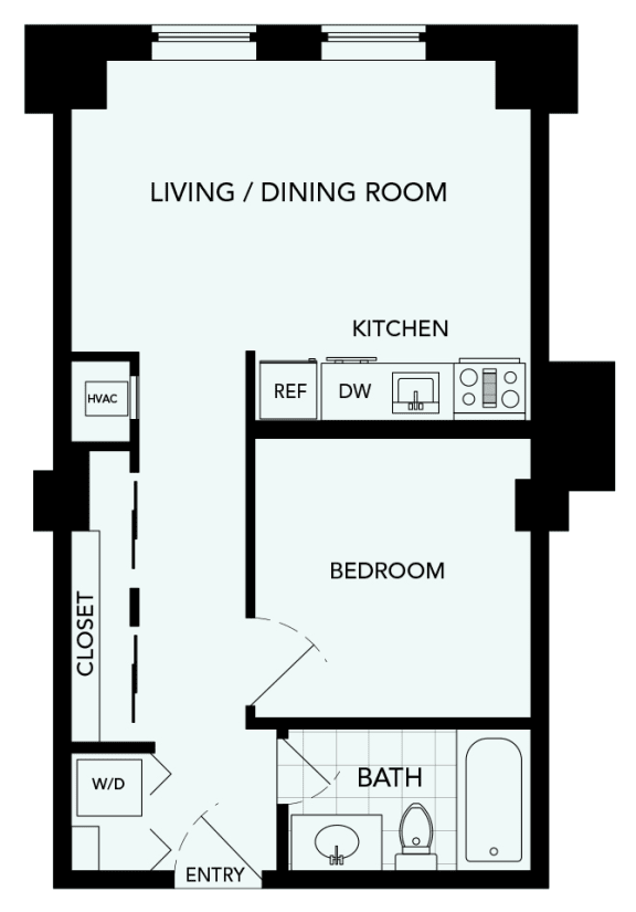 A8 - The Republic - 2D floor plan