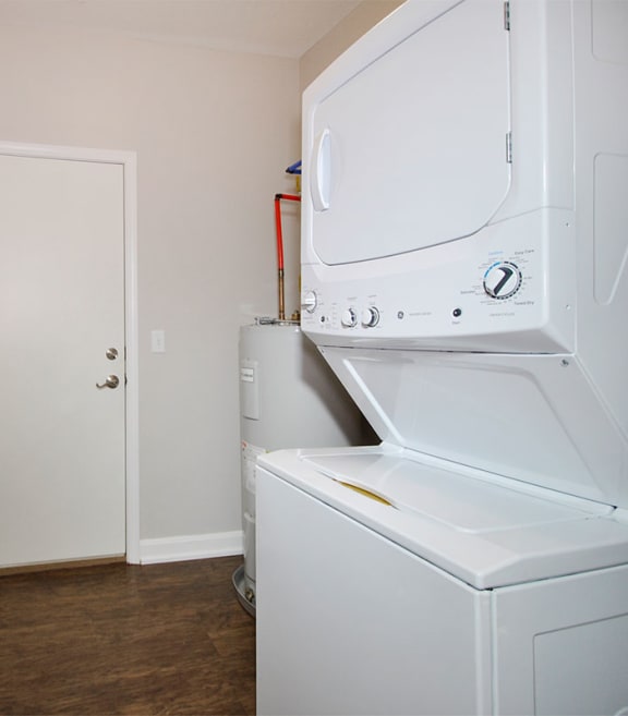 our apartments have a laundry room with a washer and dryer