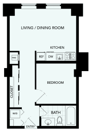 A4 - The Republic - 2D floor plan