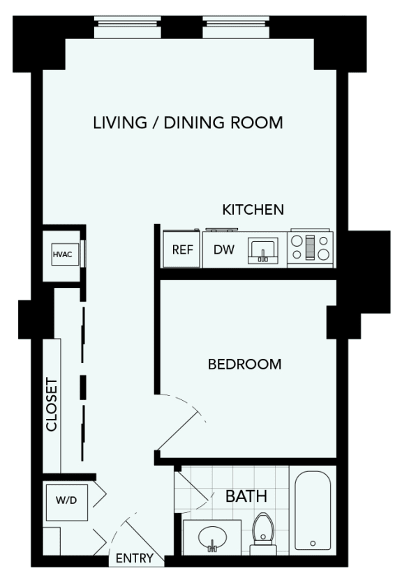 A4 - The Republic - 2D floor plan