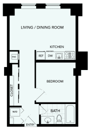 A6 - The Republic - 2D floor plan