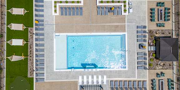 Aerial View of the Pool Clubhouse at Sage Springs, Kentucky, 42710