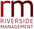 the logo for the river side management company logo