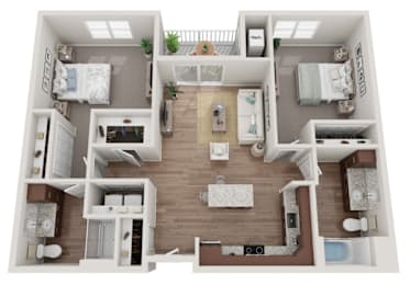 2-Bedroom 2-Bath