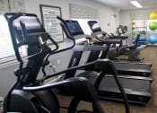 Thumbnail 25 of 37 - View of gym equipment at Brookwood at Ridge, New York, 11961