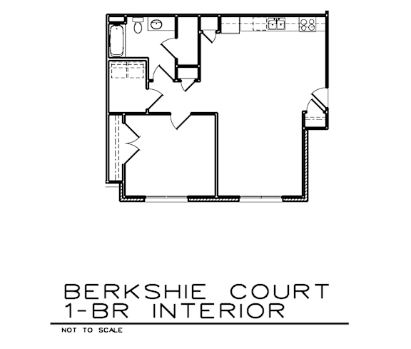 Floor Plan  one bedroom