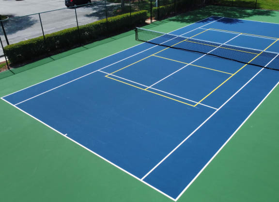 Tennis court at Audubon Oaks, Lakeland