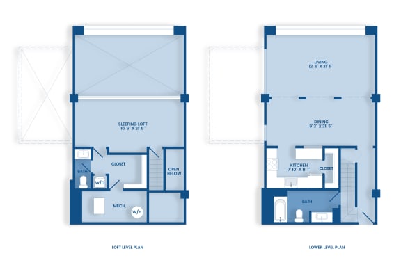 18_E2, E4, E5 Floor Plan at Tindeco Wharf, Baltimore, Maryland
