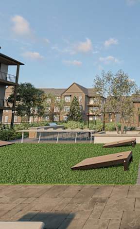 Residential Deck at Heritage on Hover Apartments, Longmont, CO