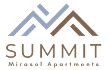 The image is a logo for Summit Mirasol Apartments.