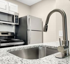 Stainless Steel Sink With Faucet at Arbor Ridge, Greensboro, NC, 27410