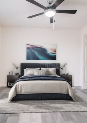 staged SoNA bedroom