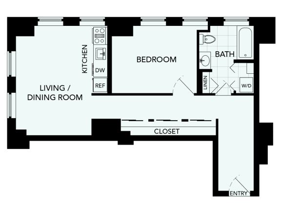 A16 - The Republic - 2D floor plan