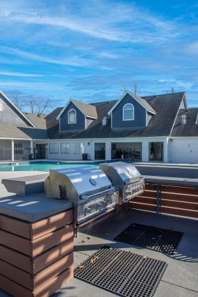BBQ Grill Area at Centennial Crossing Apartments