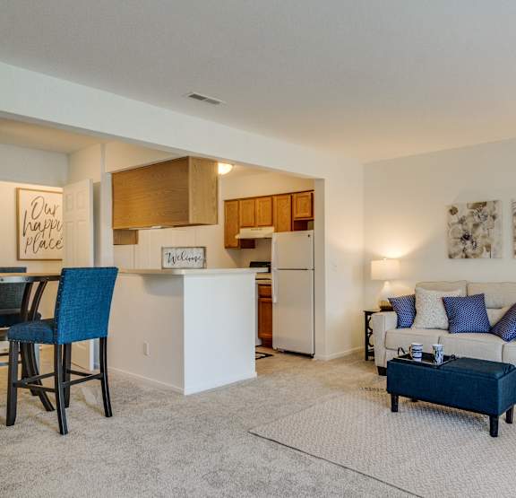 Living Room at Northport Apartments in Macomb, MI