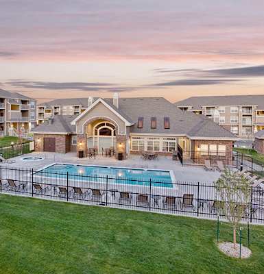 Aerial View Of Property And Pool at The Preserve at Rock Springs, Rock Springs