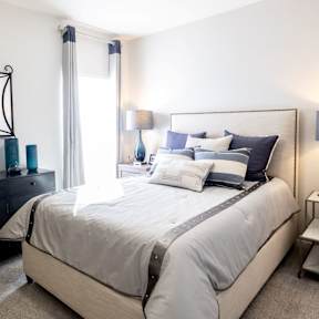 Model bedroom at Lincoln at Wolfchase Apartments, Tennessee, 38016
