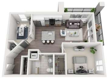 DeSoto Floor Plan at Lofts at South Lake, Clermont