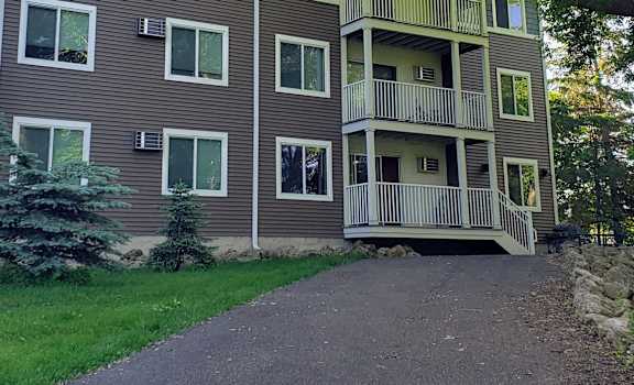 the building where the apartment is located