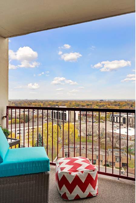 Balcony/Patio In Select Homes at The Edina Towers, Edina, MN