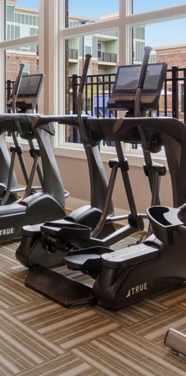 the gym at the enclave  at Ardmore at Flowers, Clayton, NC, 27527
