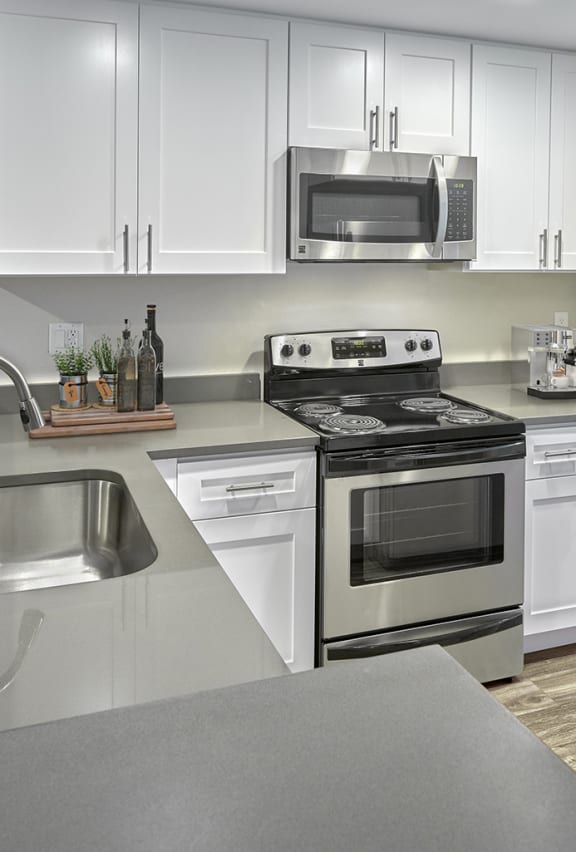Kitchen at Edmonds Gateway in Edmonds, WA