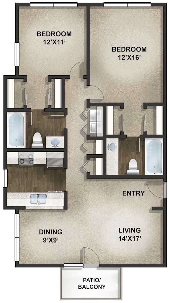 Carriage Court Apartment Homes in Birmingham Alabama
