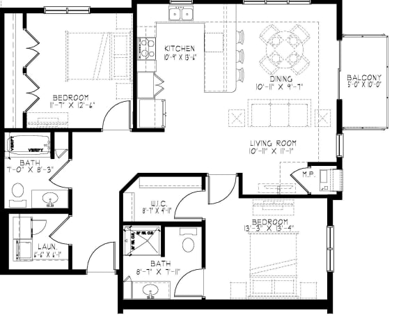 1150 SF