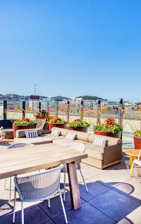 Rooftop Garden And Patio at Ansel, San Francisco