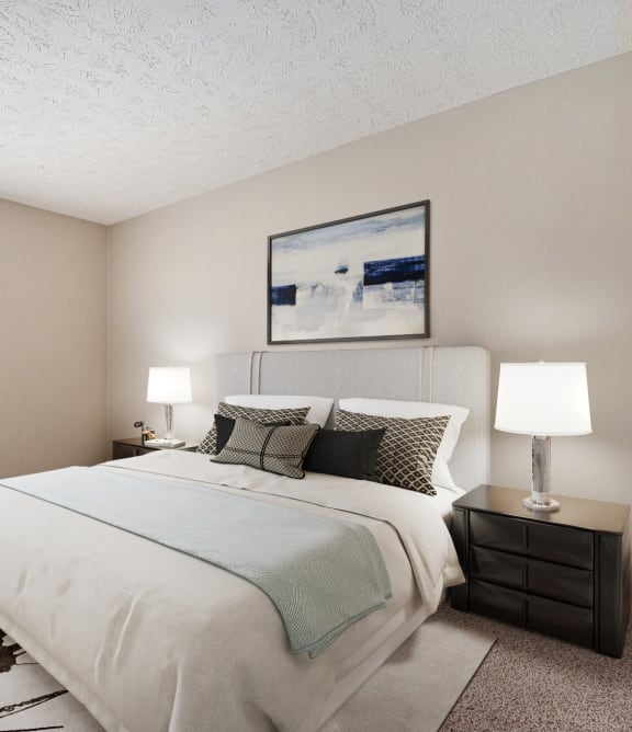 Omaha, NE Evergreen Terrace Apartments | Group of friends riding bikes