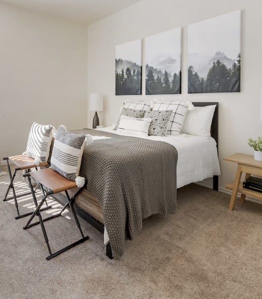 Bedroom at Trailside Apartments