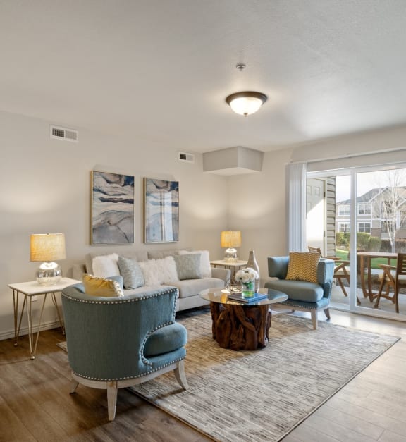 The Crossings at Chapel Hill Model Living Room