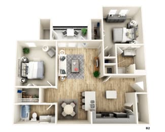  Floor Plan B2-Hudson