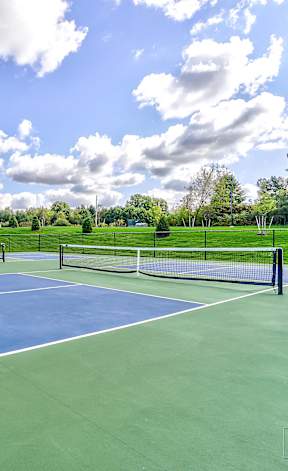 Tennis court at The BLVD at Wilson Crossings, Michigan, 49418