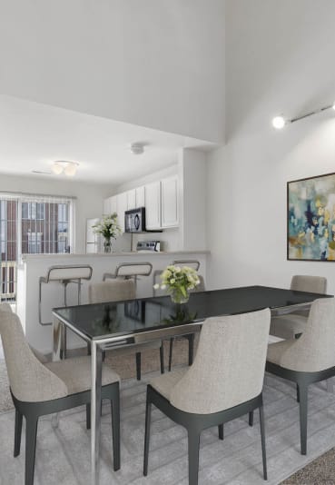 Elegant Dining Space at Brownstones, Michigan
