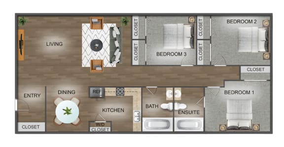 a floor plan of our apartments a floor plan of our apartments