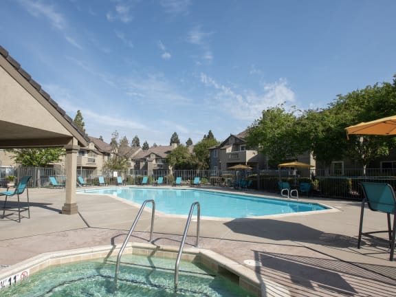 Canterbury Downs swimming pool and spa, Roseville, CA, 95678