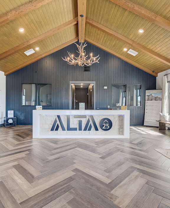 Lounge room and reception area at Alta25, Monument, 80132