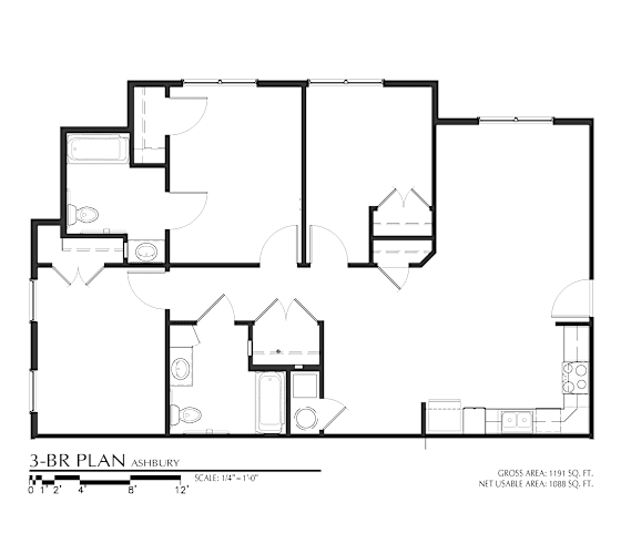 Floor Plan  three bedroom
