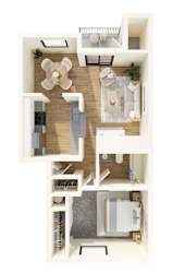 Parker Landing Apartments in Renton, Washington A2 Floor Plan