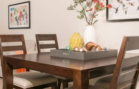 Dominium_Westview Terrace_Dining Room Decor Example Image
