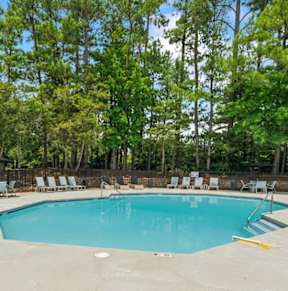 A large swimming pool at Chapel View, Chapel Hill