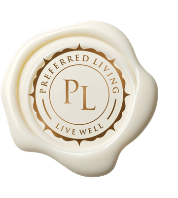 A logo with the letters "PL" in the center and the words "PATIENT LIVING" and "LIVE WELL" surrounding it.