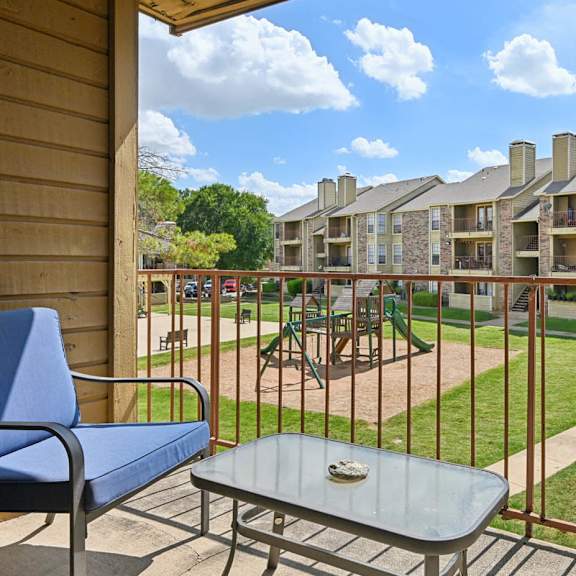 Balcony And Patio at The Glen, Texas, 75067