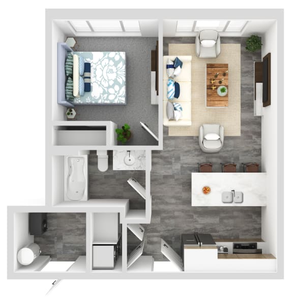 234 Market 1 Bedroom Style C