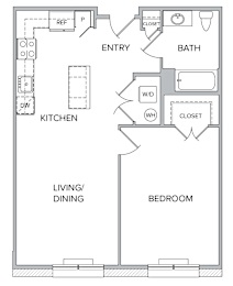 luxury rental studio one two bedroom apartments at city line east in jersey city Hudson county nj new jersey near nyc new York city