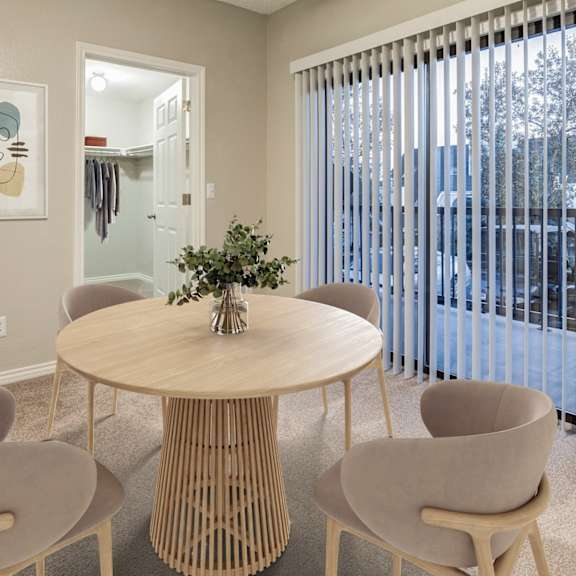 Dining Area at Ashford Belmar in Lakewood, Colorado