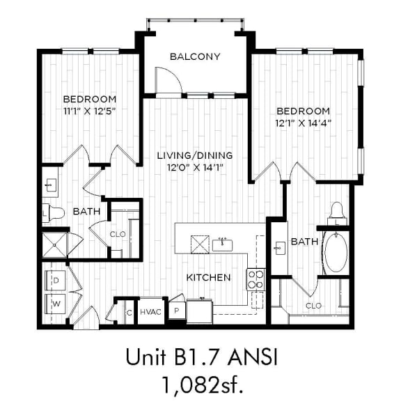 Aura Beacon Island Apartments B1.7 Floor Plan