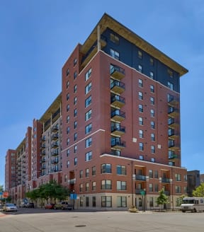 main view of the m on hennepin apartments in minneapolis, mn
